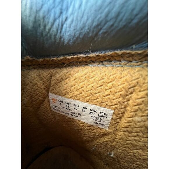 TIMBERLAND 6 Inch Premium Junior 'Blue' size 7 women’s - Picture 7 of 9